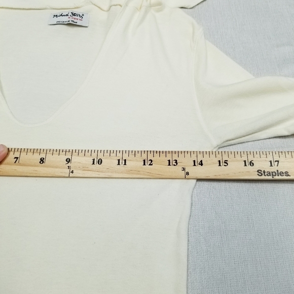 Michael stars think t shirt like hoodie‎ with kangaroo pouch long sleeve  OSFM - Picture 3 of 10